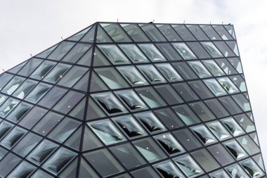 Kabarcıklı Çift Eğimli Dışbükey Cam Pencereler.