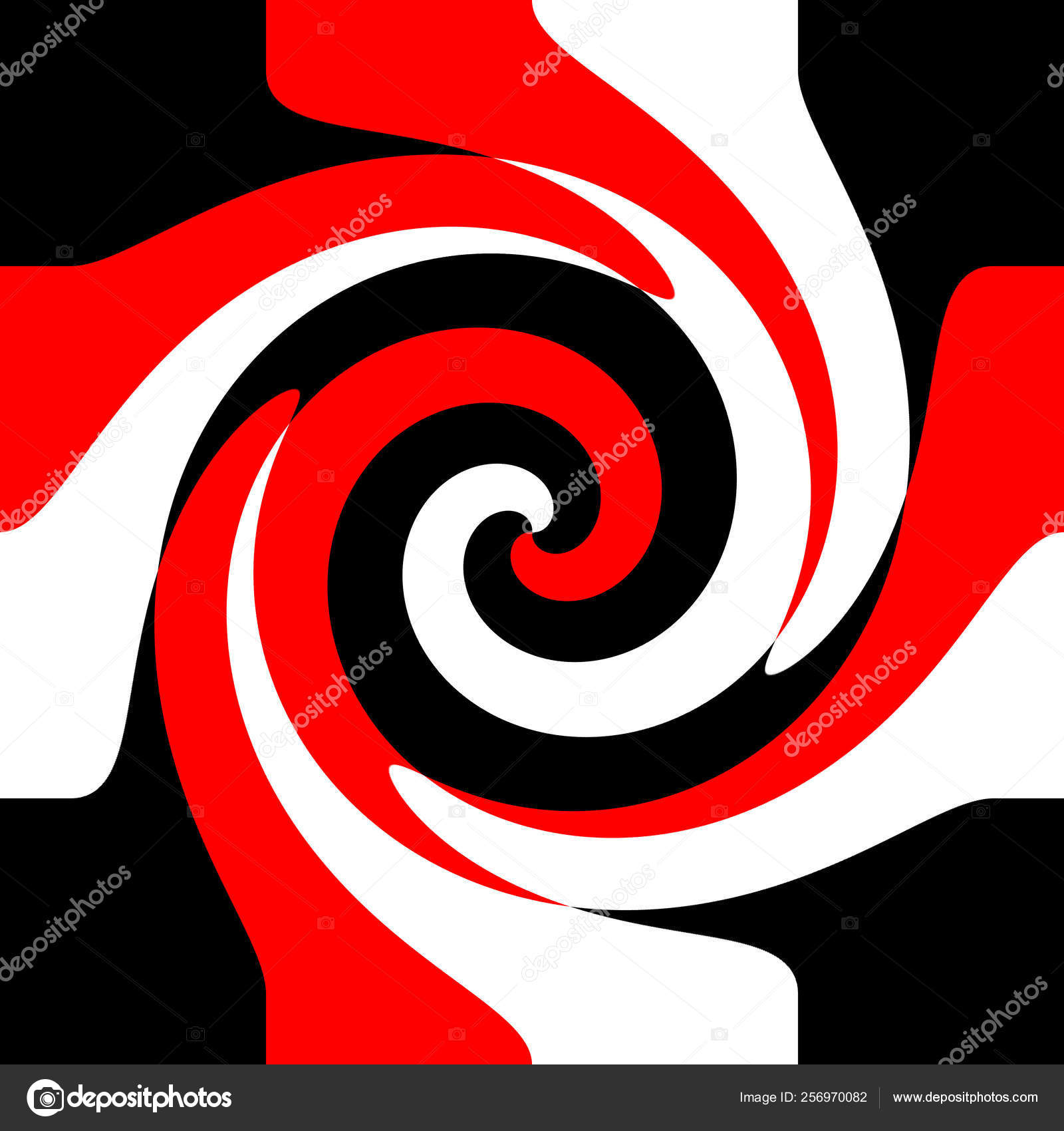 red black and white designs