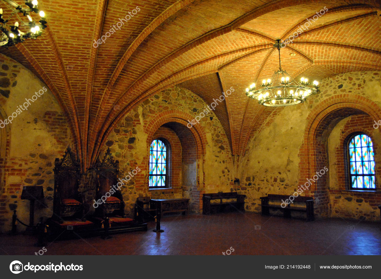 Kings Rooms Trakai Old Castle Lithuania Stock Editorial Photo C Dimkamystery