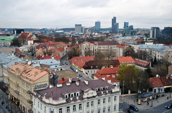 Colorido Telhados Velho Vilnius Lituânia — Fotografia de Stock
