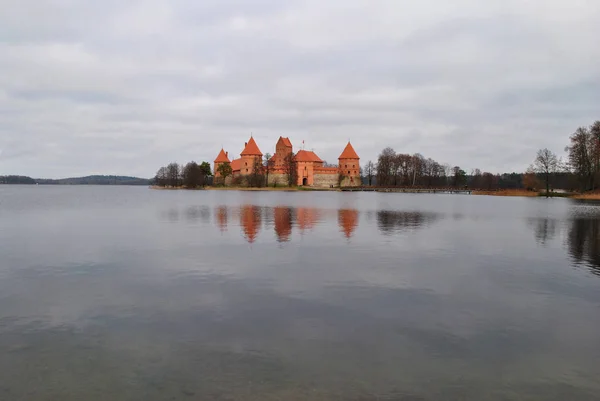 Lago Galve Trakai Lituania — Foto Stock