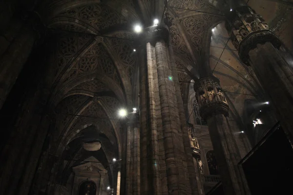 Catedral Milán Por Dentro Italia —  Fotos de Stock