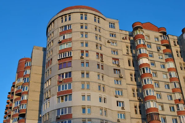 Edificio Apartamentos Multialmacenados Kiev Ucrania —  Fotos de Stock