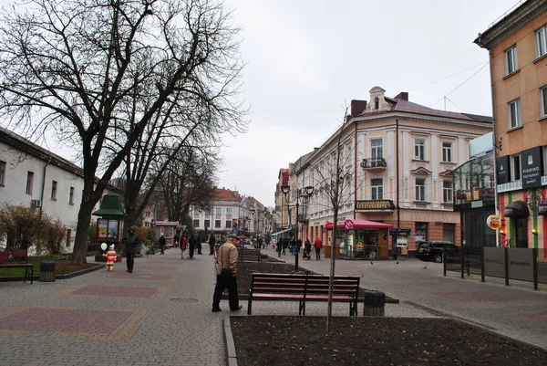 November Street Ternopil Ukraine — Stock Photo, Image