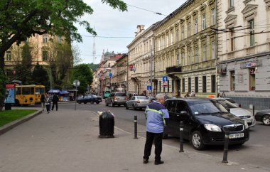 Lviv 'in işlek sokakları