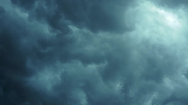 Paesaggio Sfondo Video Pioggia Nuvolosa Movimento Lento Prima Che Piova — Video Stock