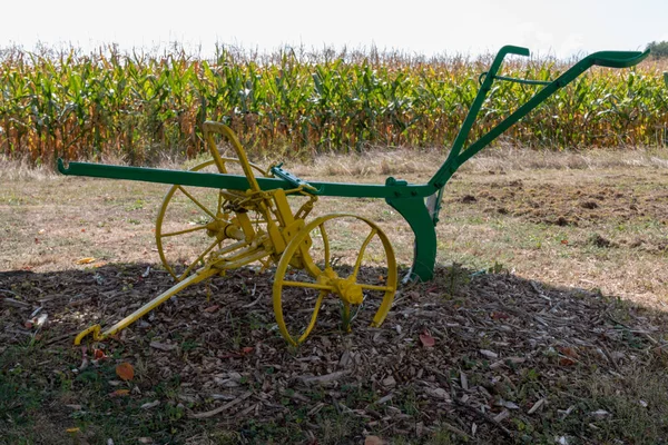 Old Plow Metal Agriculture — Stock Photo, Image
