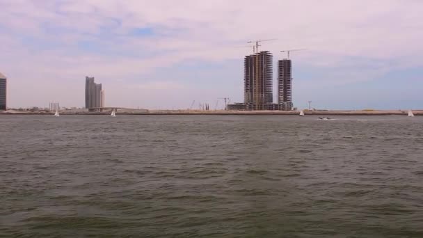 Juni 2019 Lagos City Footag Eko Atlantic City Vakantiegangers Buitenlandse — Stockvideo