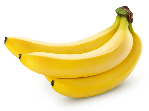 Банани ізольовані на білому — стокове фото