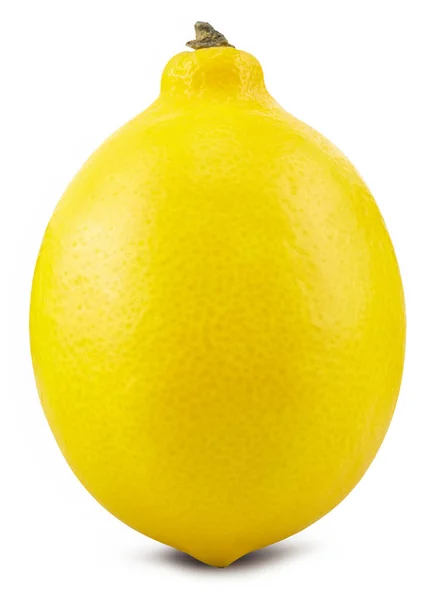Na białym tle owoc cytryny — Zdjęcie stockowe