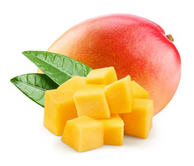 izole olgun mango