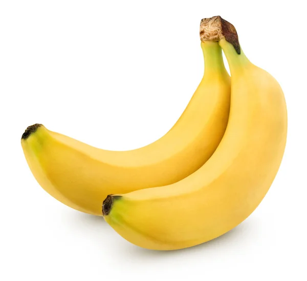 Plátanos aislados en blanco —  Fotos de Stock