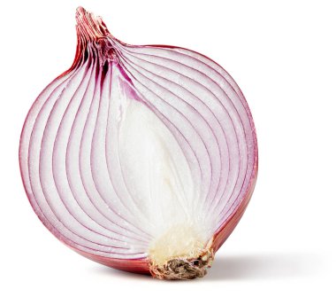 Beyaz üzerinde soğan izole