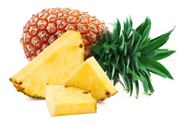 Pineapple leaf isolated background — Stock Photo, Image