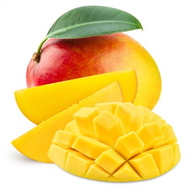 Mango yaprak izole