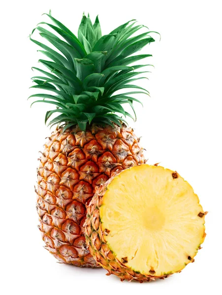 Frunze de ananas fundal izolat — Fotografie, imagine de stoc