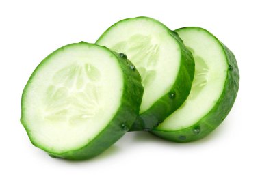 İzole salatalık toplama