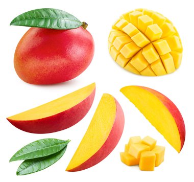 Mango koleksiyonu izole kırpma yolu