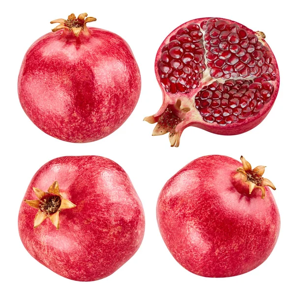 Pomegranate fruit isolated — Stock Photo, Image