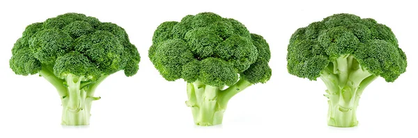 Syrové brokolice, samostatný — Stock fotografie