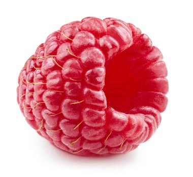 Ahududu beyaz üzerine izole