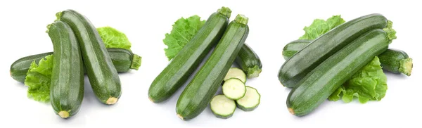 Zucchine verdure isolate — Foto Stock