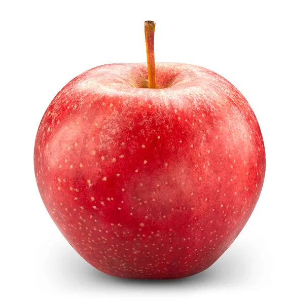 Manzana roja aislada sobre blanco — Foto de Stock