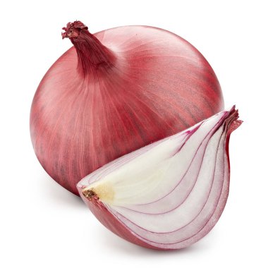 Beyaz üzerinde soğan izole