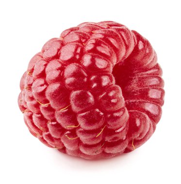 Ahududu beyaz üzerine izole