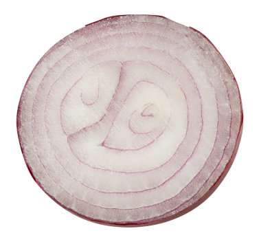 Beyaz üzerinde soğan izole