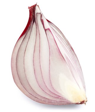 Beyaz üzerinde soğan izole