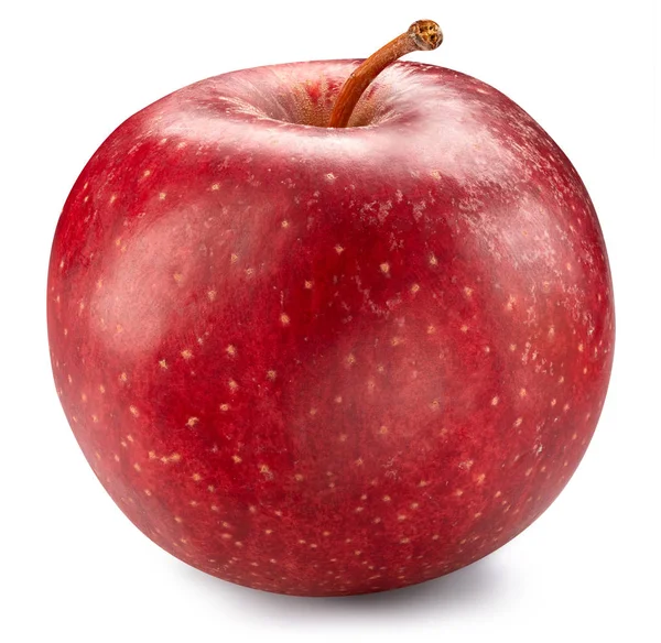 Manzana roja aislada sobre blanco — Foto de Stock