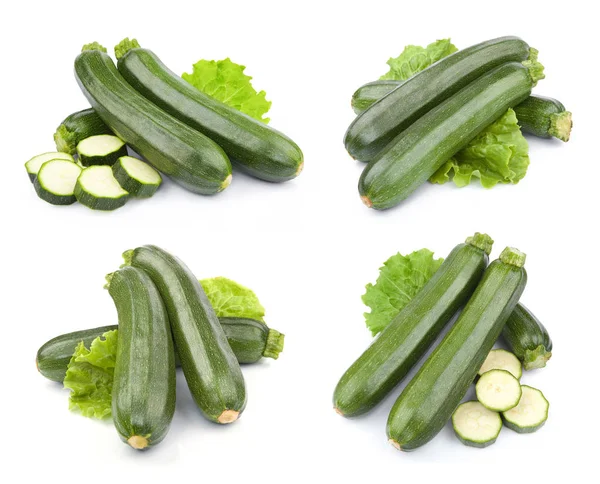 Courgettes légumes isolés — Photo