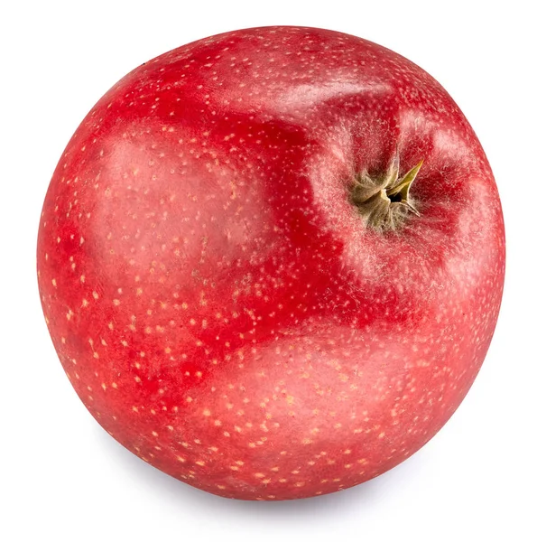 Pomme rouge isolée sur blanc — Photo