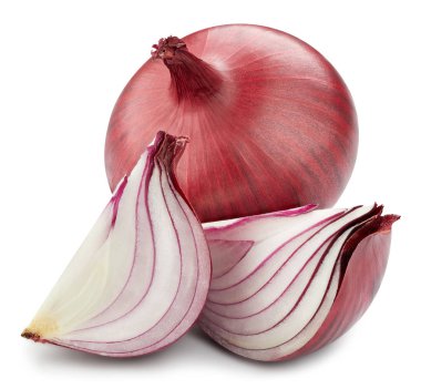 Beyaz üzerinde soğan izole