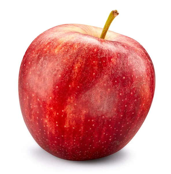 Manzana roja aislada sobre blanco — Foto de Stock