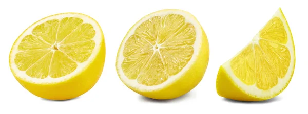 Citron isolerad på vitt — Stockfoto