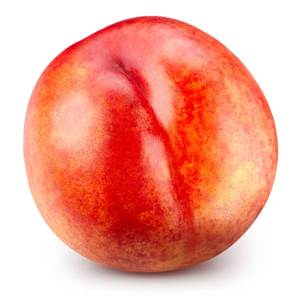 Perzik fruit geïsoleerd — Stockfoto