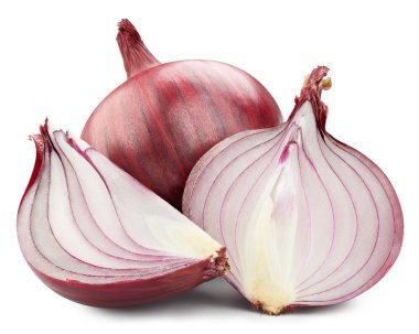 Beyaz üzerinde soğan izole