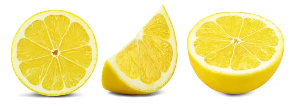 Citron isolerad på vitt — Stockfoto