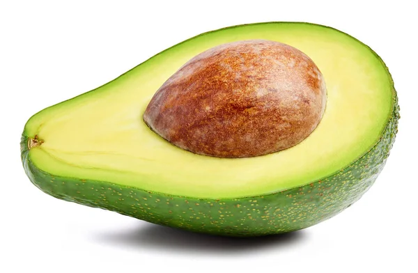 Avocado geïsoleerd op wit — Stockfoto