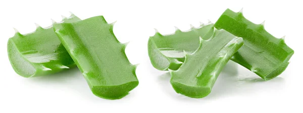 Aloe vera aislado sobre blanco — Foto de Stock