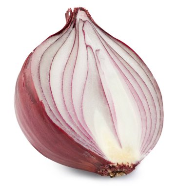 Beyaz üzerinde soğan izole