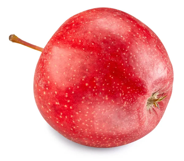 Manzana roja aislada sobre blanco —  Fotos de Stock