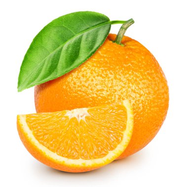 Turuncu meyveler izole