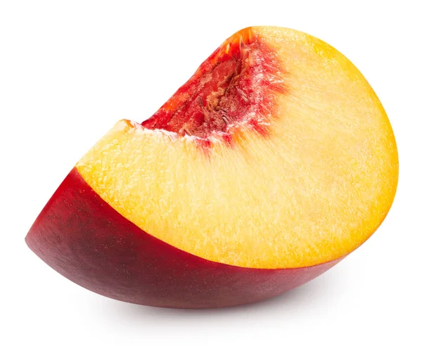 Persika frukt isolerade — Stockfoto
