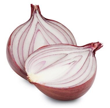 Beyaz üzerinde soğan izole