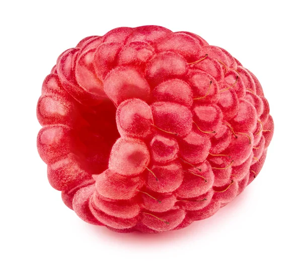 Raspberries Isolated White Background Raspberries Clipping Path — Stock Photo, Image