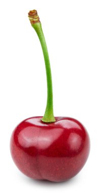 kiraz beyaz üzerine izole