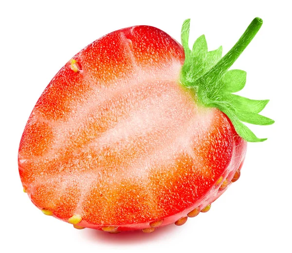 白で隔離されたイチゴ — ストック写真